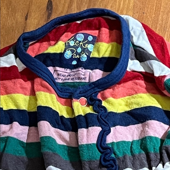 Kickee pants Vibrant Striped Kids Footie Pajamas - Picture 3 of 11